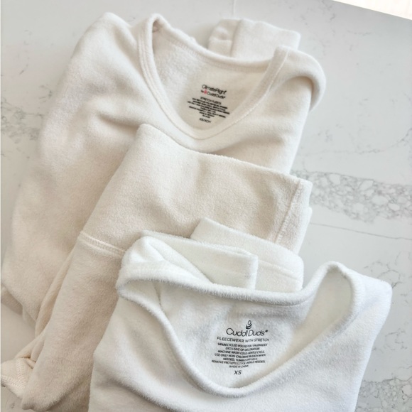 Cuddl Duds White and Ivory Bundle - Picture 2 of 2